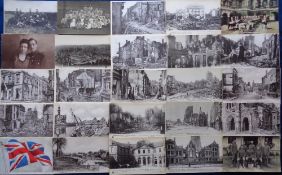 Postcards, Military, a collection of approx. 200 cards to include many WW1, soldiers, portraits,
