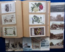 Postcards, a mixed collection of 390+ mainly UK topographical and subject cards in photograph
