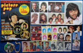 Entertainment, Panini Pop Special 1974 album complete with all stickers (staples rusted centre