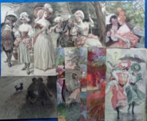 Ephemera, 13 attractive menus from the Café de Paris (1905-10) illustrated by Georges Redon