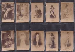 Cigarette cards, South America, Malagrida (Argentina), Photo Series 2B, 1 (A) (1), Actresses, 'Paris