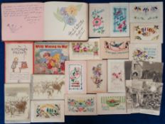 Ephemera, Military, mixed selection of 24 items, inc. hardback Bullets & Billets by Bruce