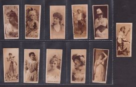 Cigarette cards, USA, Charles C. Davis & Co, Actresses, N494, (11/15, missing Georgia Cayvan, Isabel