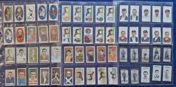 Cigarette cards, Sporting selection, 89 cards including Cope Boxers (7), Cope Clips Footballers (