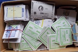 Trade stickers, approx. 3000 stickers, no Panini or Merlin issues, mostly arranged into part /
