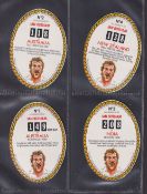 Trade cards, Whitbread Ale, Century Makers (Cricket) (set 40 cards plus 5 different winner / loser