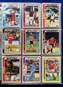 Trade cards, Topps Footballers (1979 sky blue backs) (set 396 cards) (gen vg, all three main