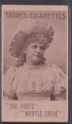 Cigarette card, Taddy, Actresses, Collotype, type card, Miss Violet Cameron (gd) (1)
