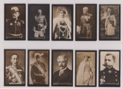 Cigarette cards, 6 sets Major Drapkin Celebrities of the Great War, Godfrey Phillips Aircraft (