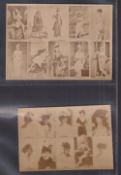 Cigarette cards, USA, 20 Photographic cards from various series all believed to portray Lilian