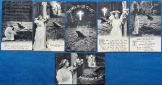 Postcards, Titanic, Bamforth Nearer My God, set of six Nos 21-26 (vg) (6)