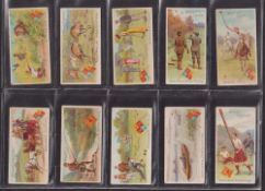 Cigarette cards, Wills Sports of all Nations (set 50 cards) including Baseball, Golf, WG Grace