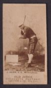 Cigarette card, USA, Goodwin's, Photographic Card, Baseball Subject, Herr, S.S., Milwaukees (Bat
