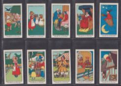 Trade cards, Fry's Chocolate Nursery Rhymes (set 50 cards) (gd/better)