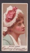 Cigarette card, Ogden's, Actresses ('No Glycerine', Brown front), type card, Beatrice Duncan (gd) (