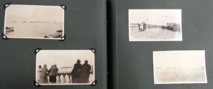 Photographs, an attractively presented album of approx. 70 family seaside photos from the Isle of