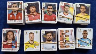 Trade stickers, Panini well over 1000 unused stickers, all Football related, mainly Brazil World Cup