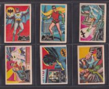 Trade cards, A&BC Gum, Batman (Pink backs, No panel) (set 55 cards) (gen gd, a couple slight lower