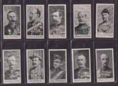 Cigarette cards, Adkin Soldiers of the Queen, 'series of 50' printing (Set 50 cards) (no.1 fair/near