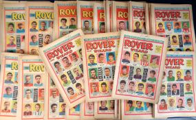 Football, Boys' Comics, 'Rover & Wizard', a collection of 33 different issues with dates ranging