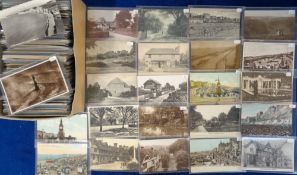 Postcards, Sussex, a mixed age collection of approx. 600 cards, mainly general topographical, with