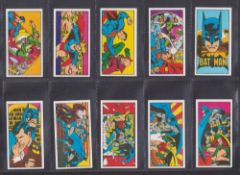 Trade cards, Bassett, DC Super Heroes (set 50 cards) including Superman Batman Wonder Woman etc (
