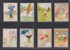 Cigarette cards, USA, ATC, Henry, 'M' size (set, 79 cards) (gd)