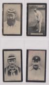 Cigarette cards, Smith's, Champions of Sport (Red Multi-backed), four cards, all cricket, no 28 Dr