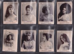 Cigarette cards, South America, Malagrida (Argentina), Photo Series 3 (A), Actresses, 'Paris
