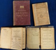 Reading, Directories, 4 directories to comprise Rusher's Reading Guide for 1801 (poor), Reading