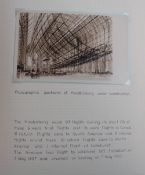 Stamps, Collection of zeppelin covers, cards and stamps in 2 albums and 3 stockbooks, neatly written