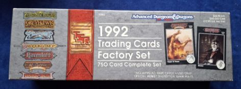Trade cards, TSR Inc, Advanced Dungeons & Dragons 1992 (Set 750 cards) in original retail box (