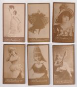 Cigarette cards, USA, Old Fashioned Fine Cut, Photographic Cards, 'M' size, Beauties, 24 different