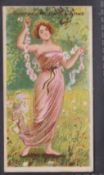 Cigarette card, Phillips, Beauties, Nymphs, type card, ref. H326, picture no 10 (vg) (1)