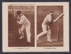 Trade cards, Cricket, 3 sets & 1 part set; News Chronicle England v South Africa 1955 (set 12