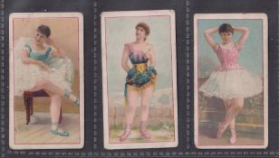 Cigarette cards, 39 Actresses / Beauties cards, including Pritchard & Burton Beauties PAC (3, fair),