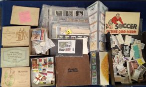 Cigarette & trade cards & ephemera, selection in plastic pages, loose & albums, including over 170