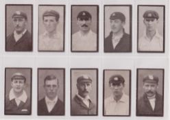 Cigarette cards, Hill's, Famous Cricketers Series (Blue Back) (set, 28 cards) (some slight edge