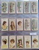 Cigarette cards, Players, approx. 1000 cards in large album, mainly part / near sets and some