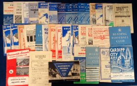 Football programmes, a collection of 35+ 1940/50's programmes inc. Swindon v Bristol City 45/46,