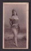Cigarette card, Robinson & Barnsdale, Beauties, Collotype (Red back, 'NANA'), type card, ref.