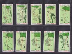 Cigarette cards, Churchman's, three part sets, Can You Beat Bogey at St. Andrews? (40/55), Can You