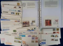 Stamps, GB QEII collection of first day covers, 200 unaddressed, another 50 with Windsor postmarks