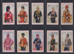 Cigarette cards, Cope's Eminent British Regiments Officers Uniforms (set 25 cards) 21 light brown, 4