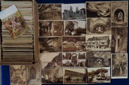 Postcards, a general UK topographical mix of approx. 600 cards, mainly towns, cities, villages,