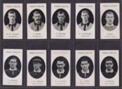 Cigarette cards, Taddy Prominent Footballers (no footnote), 10 cards Portsmouth (4, Allman, Buick,