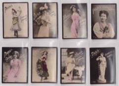 Cigarette cards, South America, Malagrida (Argentina), Photo Series 3 (A) (4), Actresses, 'Paris