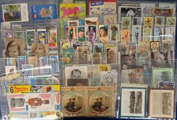 Trade cards, a comprehensive collection of 180+ type cards all with the initial letter starting with