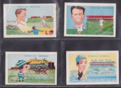 Trade cards, Clevedon Confectionery Sporting Memories, 4 cards, no's 12 Roger Bannister 15 Derek