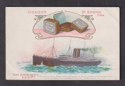 Tobacco issue, Ogden's, Liners 'P size, type card Pacific Steam Navigation Co S.S. Oraba with